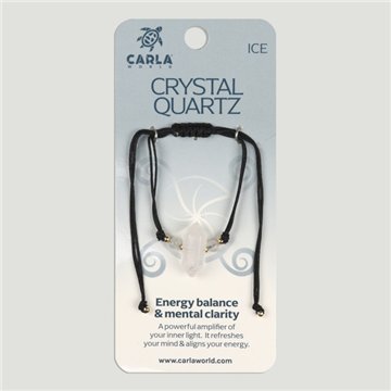 Cristal Roca. Pulsera Punta biterminada