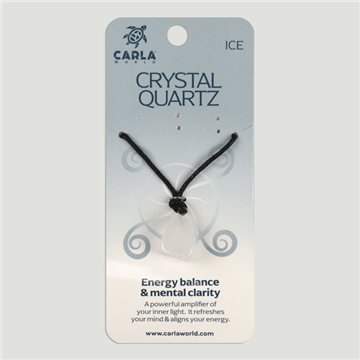 Rock Crystal. Pendant Round