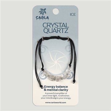 Rock Crystal. Bracelet 5 Beads