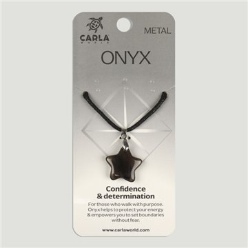 Onyx. Pendant Star