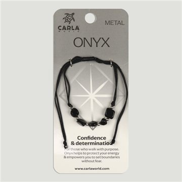 Onyx. Bracelet 5 Beads