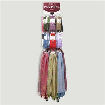 PASHMINA STYLE. Expositor con 288 piezas