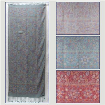 Pashmina 100% Poliéster. 68x172cm. Colores surtidos. Modelo 17
