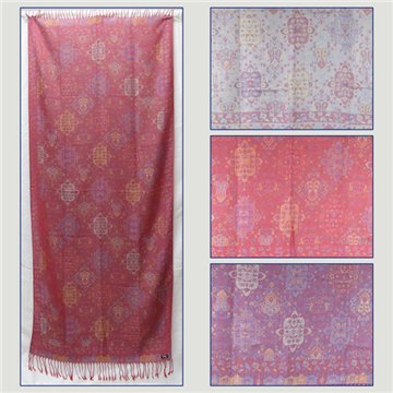 Pashmina 100% Poliéster. 68x172cm. Colores surtidos. Modelo 19
