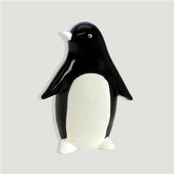 Estatueta em cerâmica. Pinguim. 11,5cm