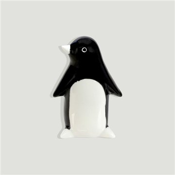 Estatueta em cerâmica. Pinguim. 7cm