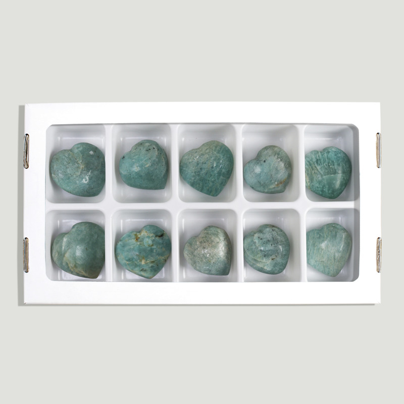 Amazonite Heart. Madagascar. Approx. 3-4.5cm Amazonite Heart. Madagascar. Approx. 3-4.5cm