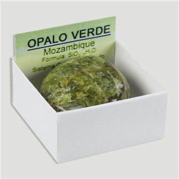 Small 4x4 box - Green Opal - Brazil
