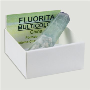Small 4x4 box - Fluoria Doubly Terminated Point - Brazil