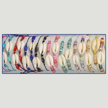 Pulsera Verano. Cypraea + Nácar. Surtidos