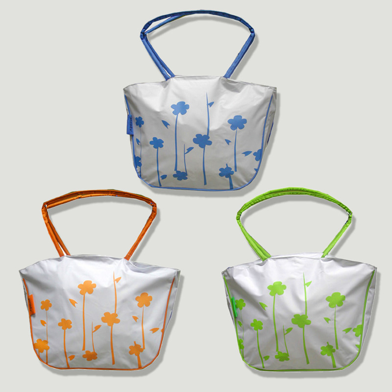 Bolso playa. Rectangular. Modelo flores Bolso playa. Rectangular. Modelo flores