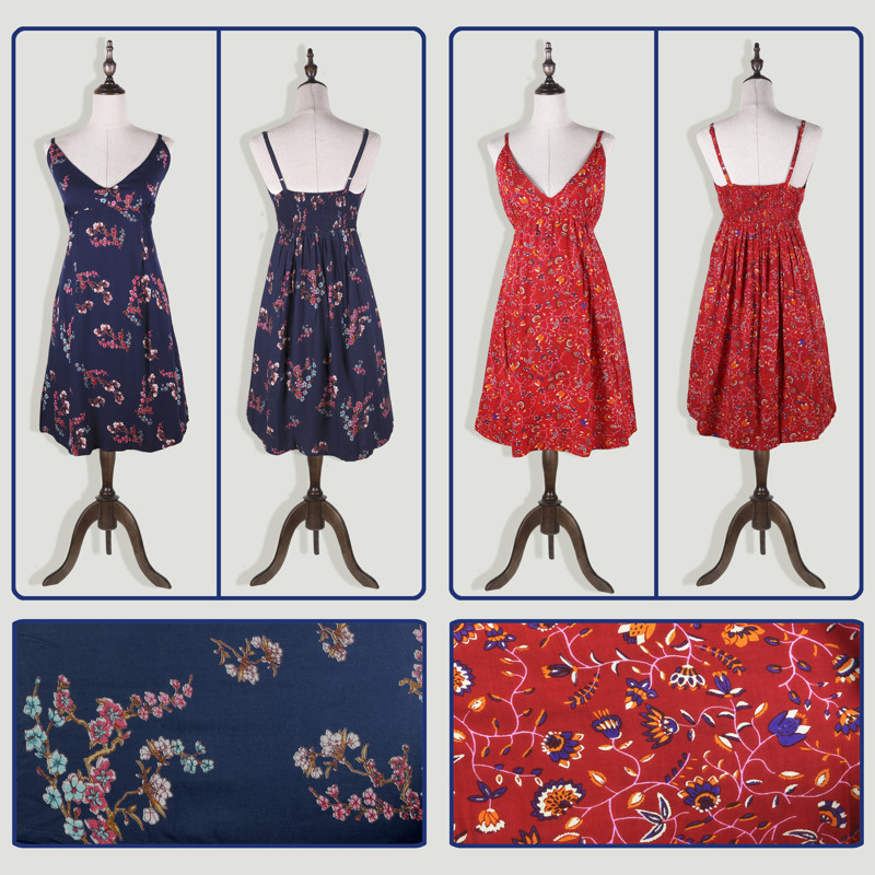 Vestido curto em viscose. Estilo Aruna. Tamanhos S/M e M/L Vestido curto em viscose. Estilo Aruna. Tamanhos S/M e M/L