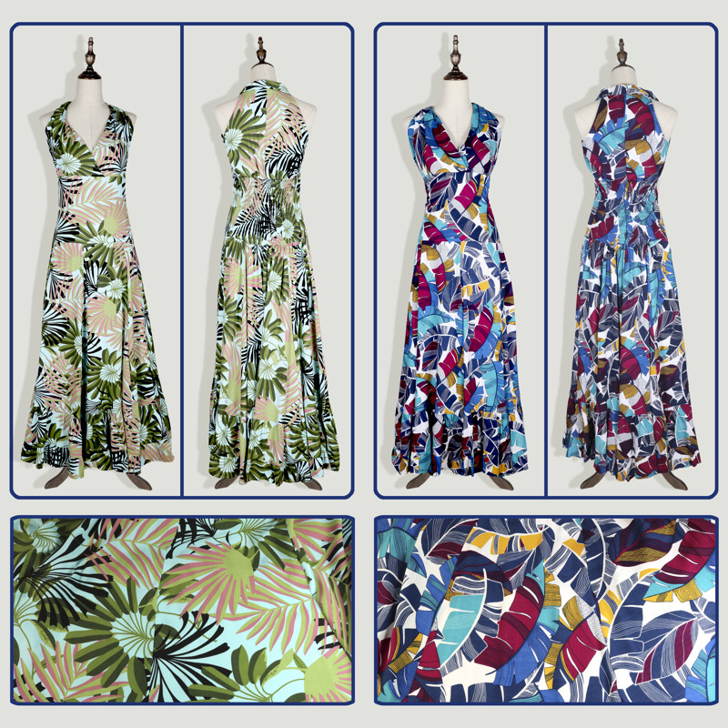 Robe longue en viscose. Modèle Sydney. Tailles S/M et M/L Robe longue en viscose. Modèle Sydney. Tailles S/M et M/L