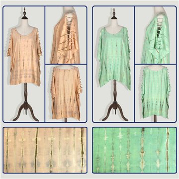 Poncho Tie-dye. Modelo Ibiza. Talla única