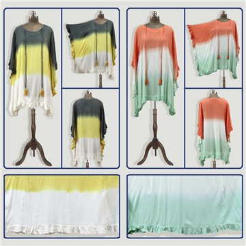 Vestido playa viscosa. Modelo 3 colores. Talla única