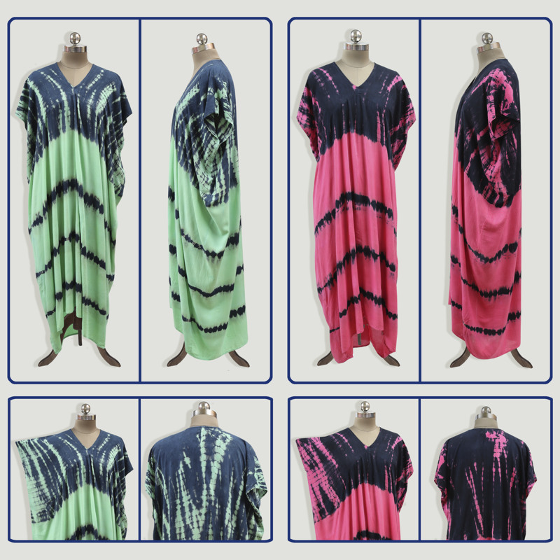 Vestido playa viscosa. Modelo rayado. Talla única Vestido playa viscosa. Modelo rayado. Talla única