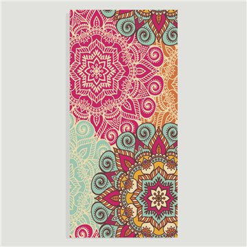 Beach towel. Mandala pattern. 80x170cm