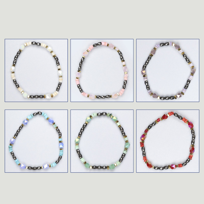 Pulsera Hematite. Crisalitos facetados Pulsera Hematite. Crisalitos facetados