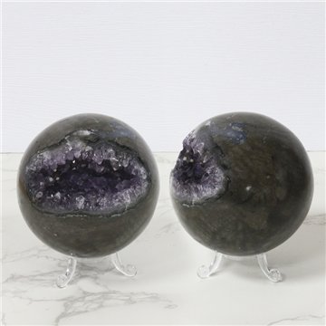 Amethyst Geode Ball. 1,005 kg