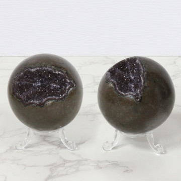 Bola Geoda Amatista. 0,385 kg