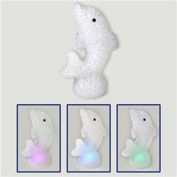 Dolphin. Soft plastic with LED lights. Colors.