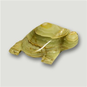 Tartaruga de ónix verde-multicolor. Paquistão. 5 cm