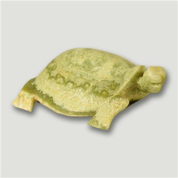 Tartaruga de ónix verde-multicolor. Paquistão. 10 cm