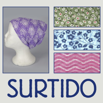 Bandana algodón. Surtidos.