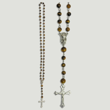 Rosario piedra Ojo Tigre