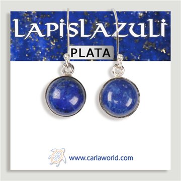 Pendientes Plata. Lapislázuli. A partir de 5gr. (PRECIO POR GRAMO)