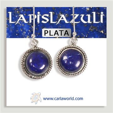 Pendientes Plata. Lapislázuli. A partir de 5gr. (PRECIO POR GRAMO)