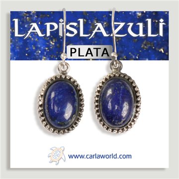 Pendientes Plata. Lapislázuli. A partir de 5gr. (PRECIO POR GRAMO)