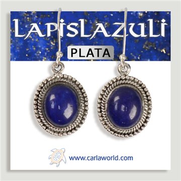 Pendientes Plata. Lapislázuli. A partir de 5gr. (PRECIO POR GRAMO)