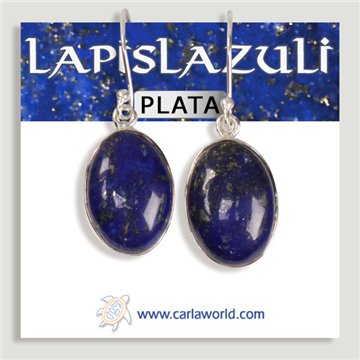 Pendientes Plata. Lapislázuli. A partir de 5gr. (PRECIO POR GRAMO)