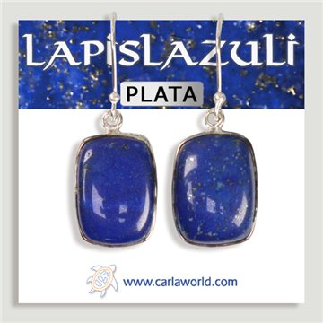 Pendientes Plata. Lapislázuli. A partir de 5gr. (PRECIO POR GRAMO)