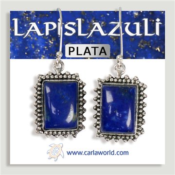 Pendientes Plata. Lapislázuli. A partir de 5gr. (PRECIO POR GRAMO)