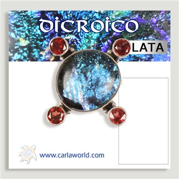 Silver Ring. Dichroic. Starting at 14g (PRICE PER GRAM)