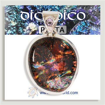 Colgante de Plata. Dicroico. A partir de 6 gr. (PRECIO POR GRAMO)