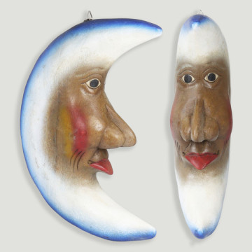 Moon. Thai Wood. 28cm