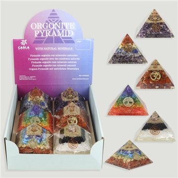 ORGONITE PYRAMID. Model 01 - Orgonite. 7.5x7.5x6cm