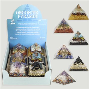 ORGONITE PYRAMID. Model 02 - Orgonite. 7.5x7.5x6cm