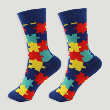 Chaussettes. Modèle: Puzzle