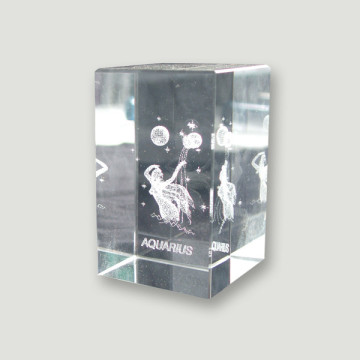 Cubo cristal reconst. 5x8cm Aquario