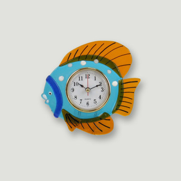 Reloj cristal animales pez