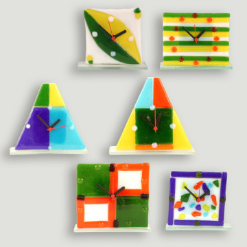 Reloj cristal surtido 12cm