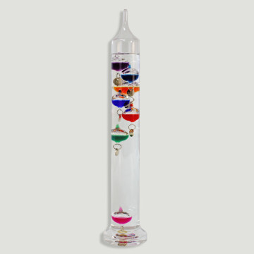 Galileo crystal thermometer. 5x30cm