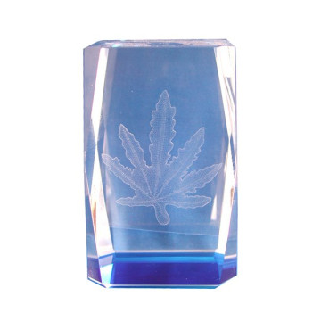 cubo crist.colo, 5x5x8cm cannabis