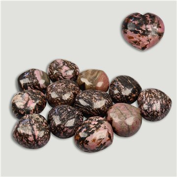 REPLACEMENT. I “heart” CITY. Mineral: Rhodonite. 40x45mm