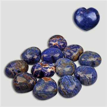 SUBSTITUIÇÃO. I “coração” CIDADE. Mineral: Sodalite. 40x45mm