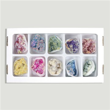 Unicorn Geode. Assorted colors. 3-4,5cm